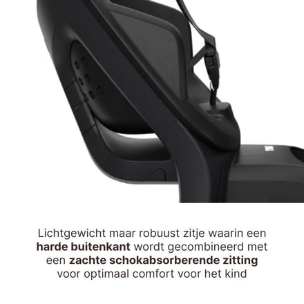 Thule Yepp 2 Maxi Fietsstoel Achterop Frame Montage | Midnight Black