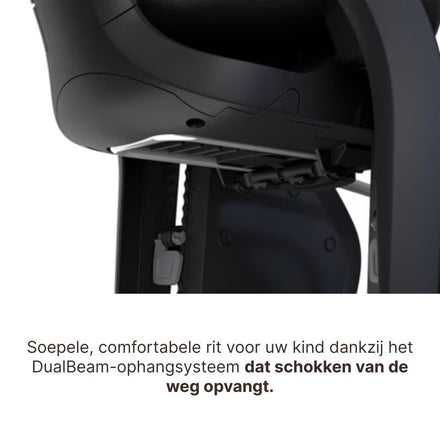 Thule Yepp 2 Maxi Fietsstoel Achterop Frame Montage | Midnight Black