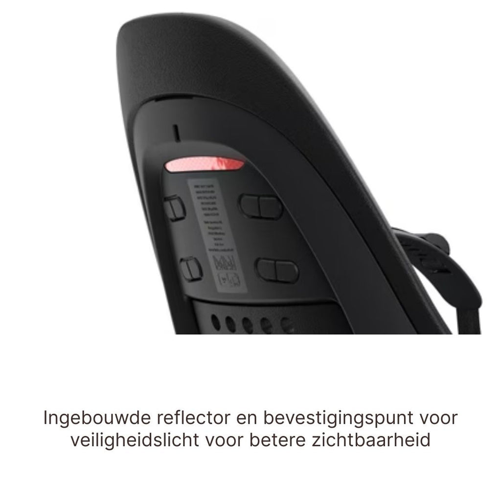 Thule Yepp 2 Maxi Fietsstoel Achterop Frame Montage | Midnight Black