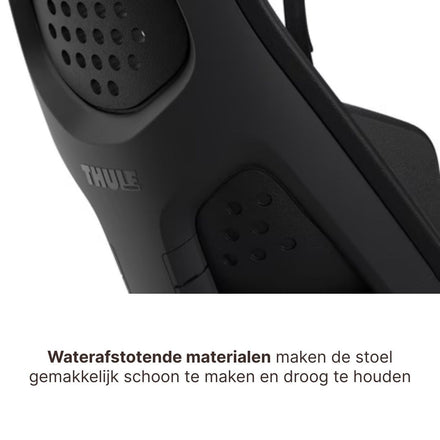 Thule Yepp 2 Maxi Fietsstoel Achterop Frame Montage | Midnight Black