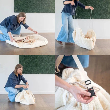 Play&Go Speelkleed - 3In1 - Soft - Beige Oat Teddy
