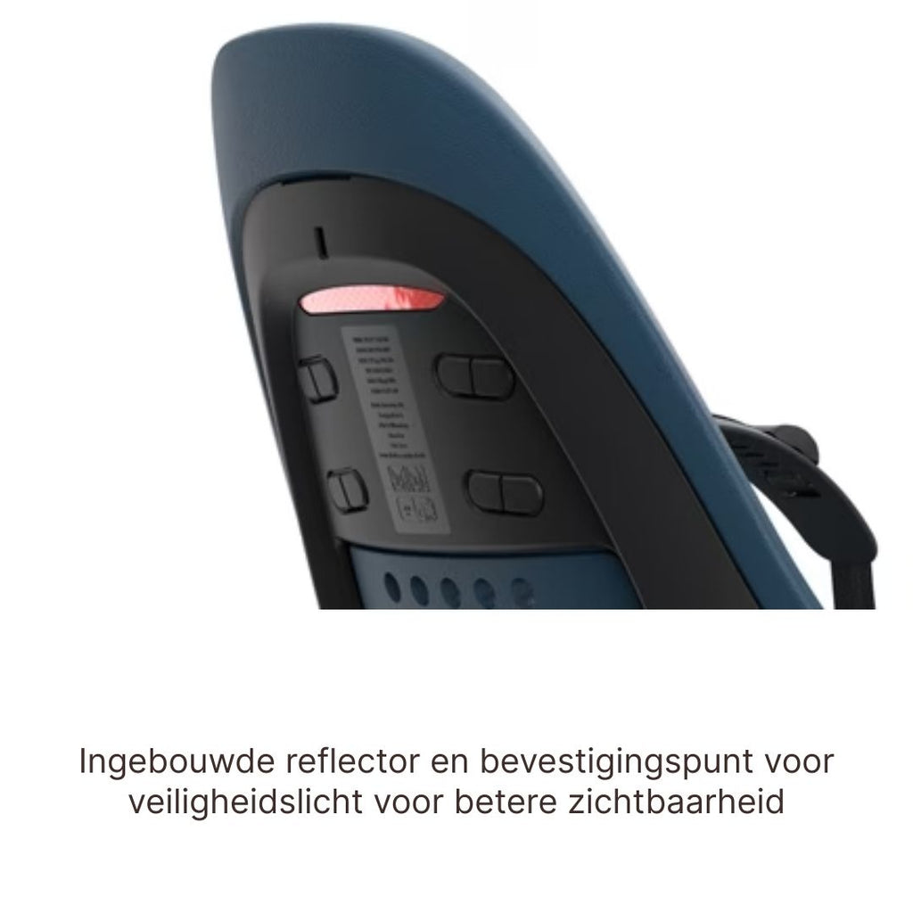 Thule Yepp 2 Maxi Fietsstoel Achterop Bagagedrager Montage I Majolica Blue