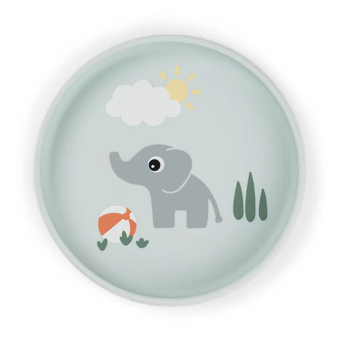 Done By Deer Silicone Stick&Stay Bordje | Playground Blue