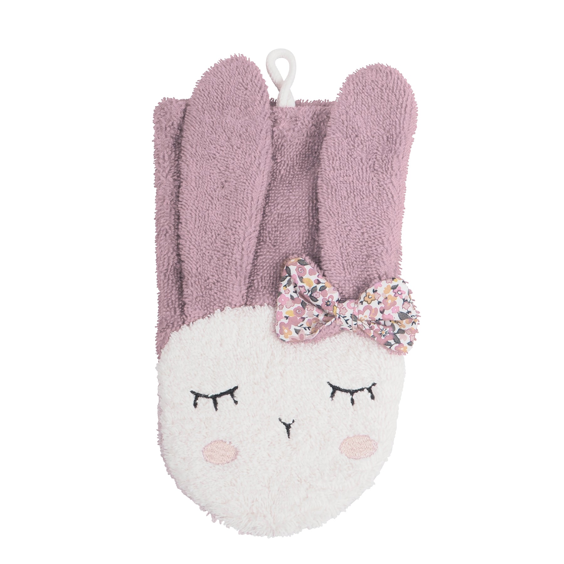 * Kikadu Washandje | Rabbit Pale Rose GOTS