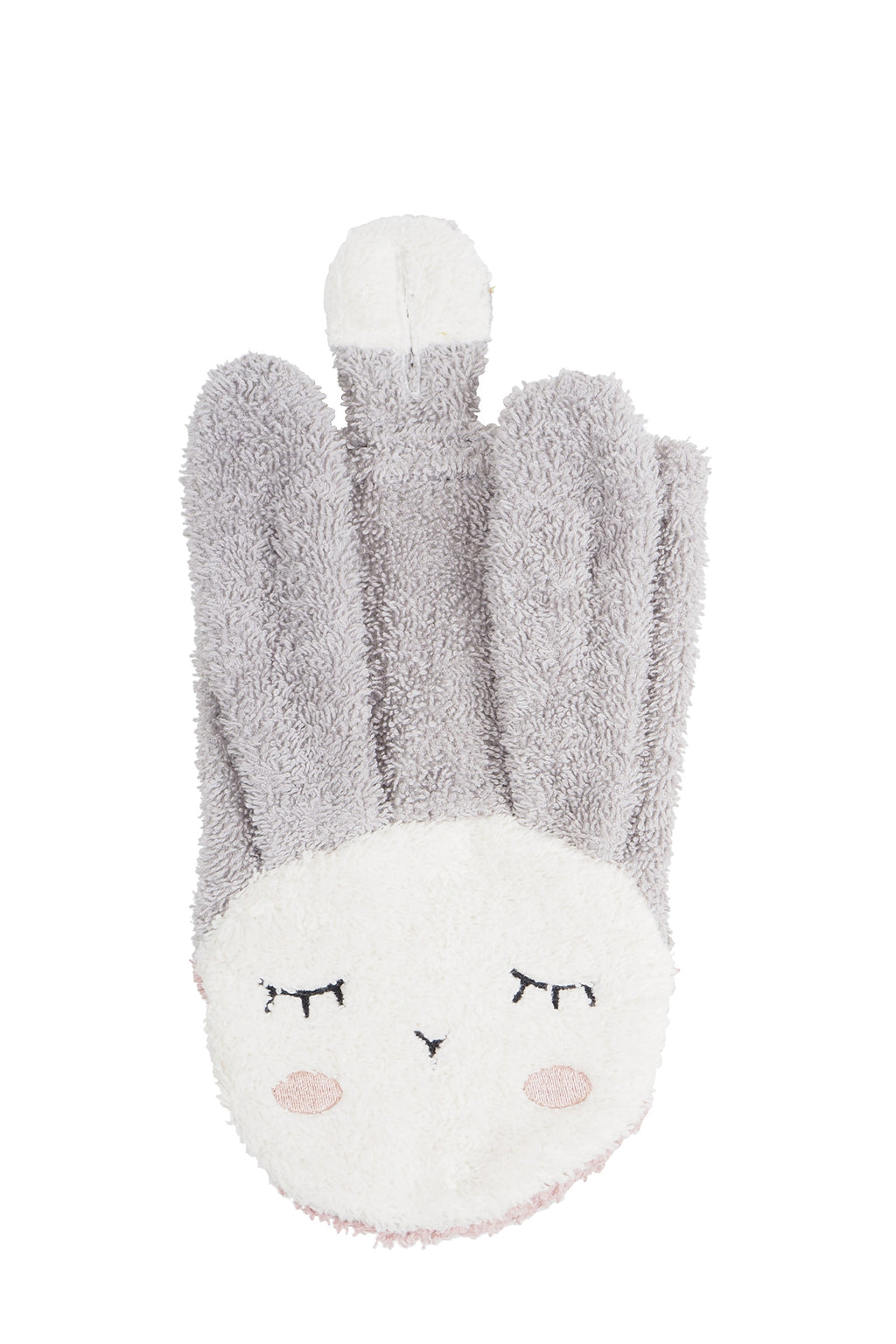* Kikadu Washandje | Rabbit Silver Grey GOTS