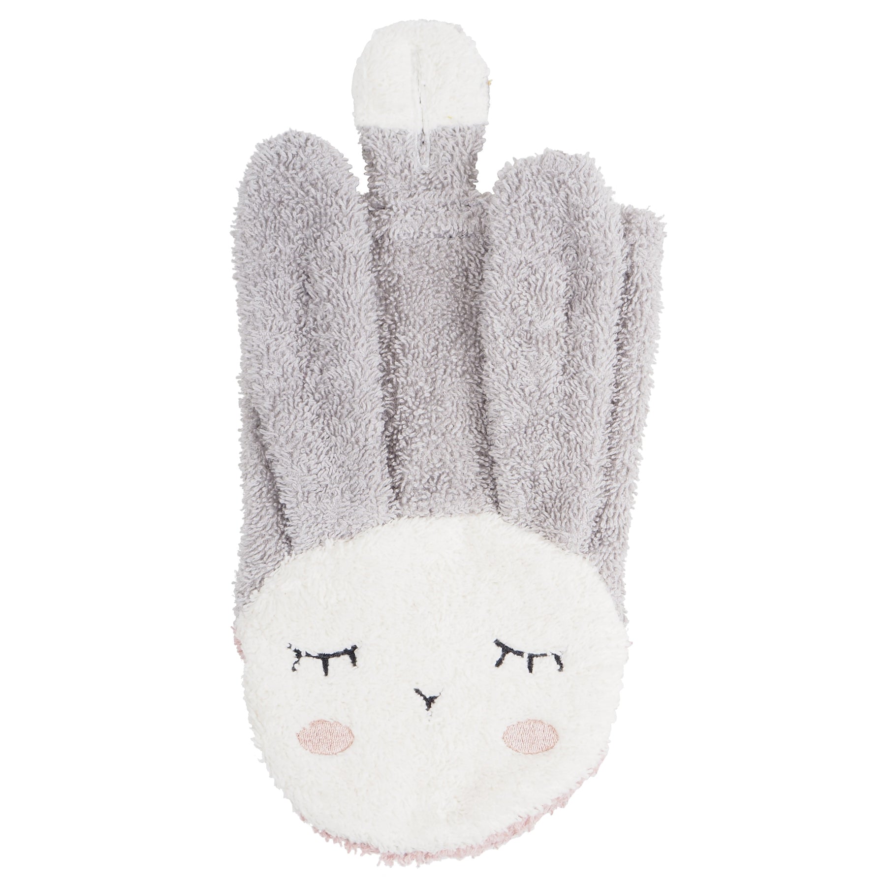 * Kikadu Washandje | Rabbit Silver Grey GOTS