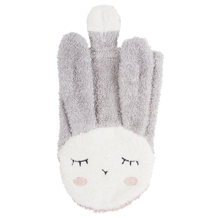 * Kikadu Washandje | Rabbit Silver Grey GOTS