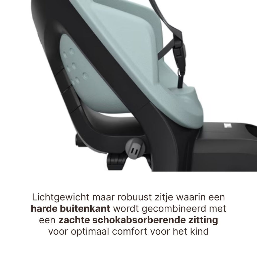 Thule Yepp 2 Maxi Fietsstoel Achterop Bagagedrager Montage I Alaska Blue