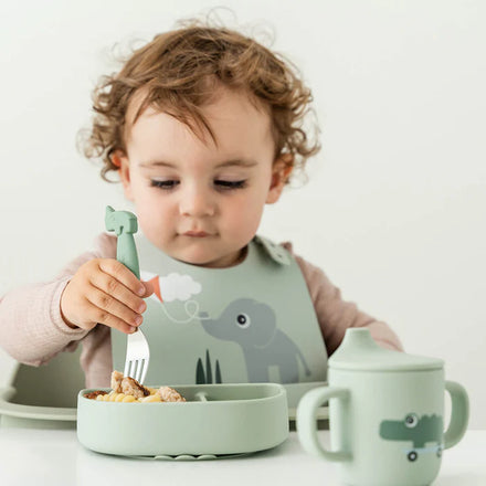 Done By Deer Stick&Stay Kommetje met Vakjes | Playground Green