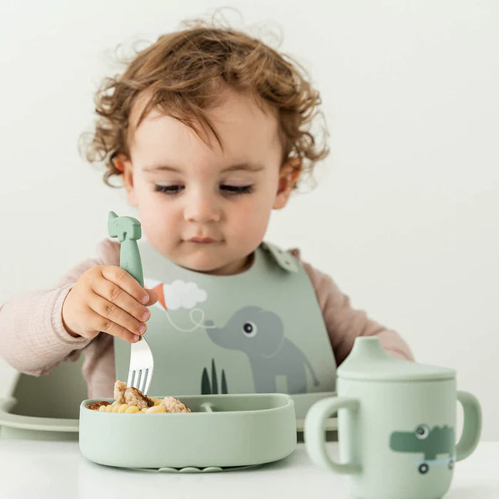 Done By Deer Stick&Stay Kommetje met Vakjes | Playground Green