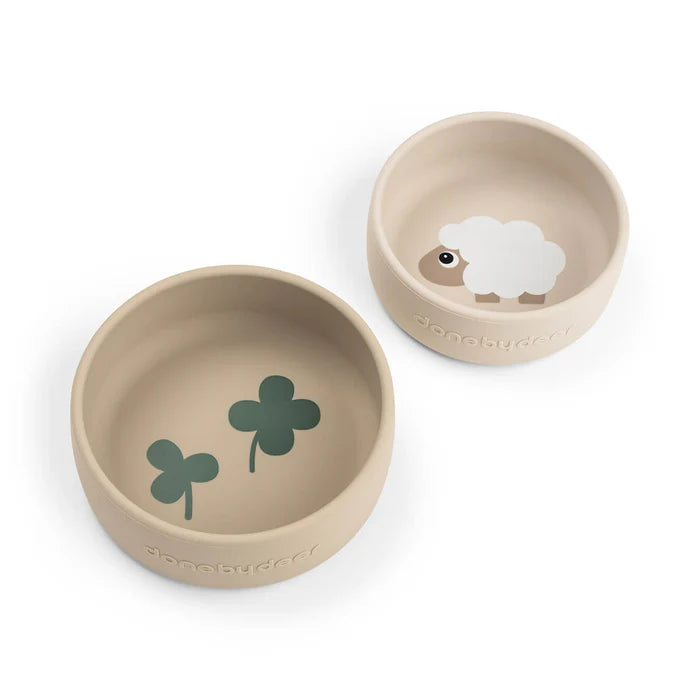 Done By Deer Silicone Kom Set 2st | Sheepy Sand