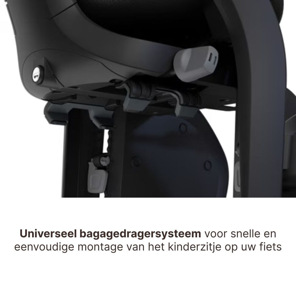 Thule Yepp 2 Maxi Fietsstoel Achterop Bagagedrager Montage I Alaska Blue