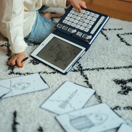 Kidywolf Navulling Voor Kidydraw-Mini Tablet | Galaxy & Dinosaurussen