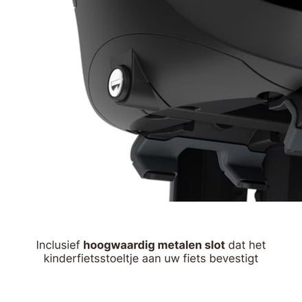 Thule Yepp 2 Maxi Fietsstoel Achterop Bagagedrager Montage I Alaska Blue