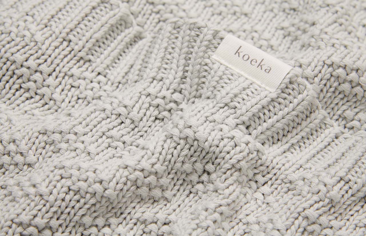 *  Koeka Ledikantdeken Braga | Ocean Air 100X140