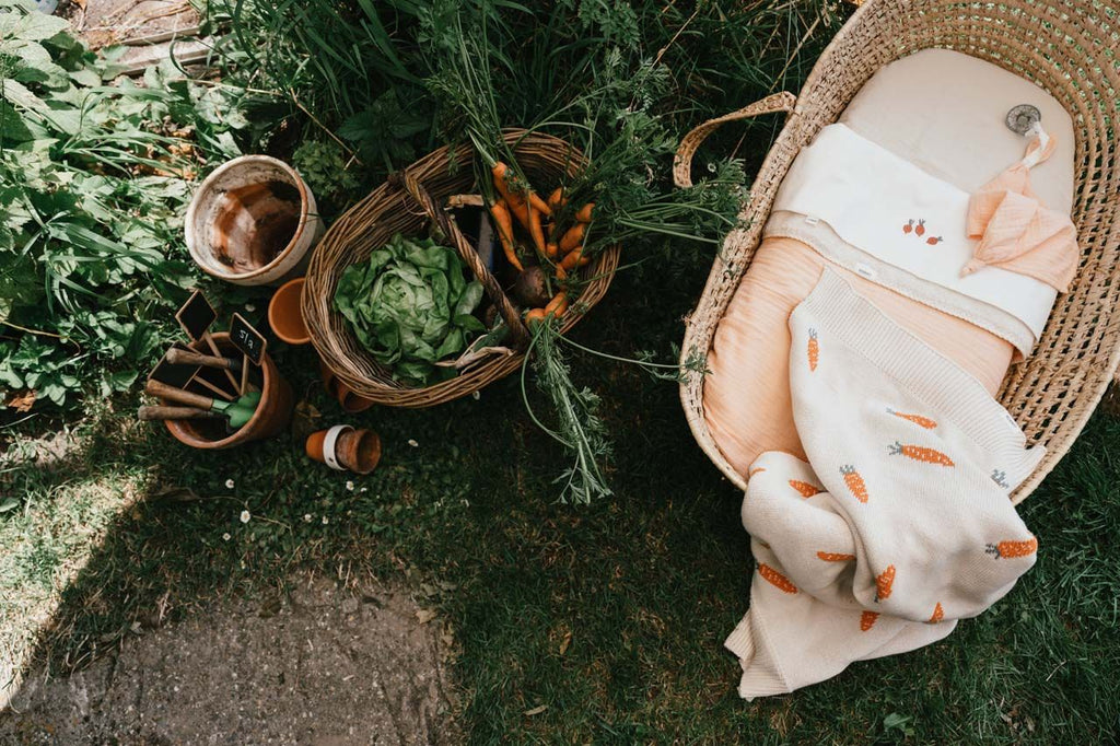 Koeka Ledikantdeken I Carrot A Lot | Milky