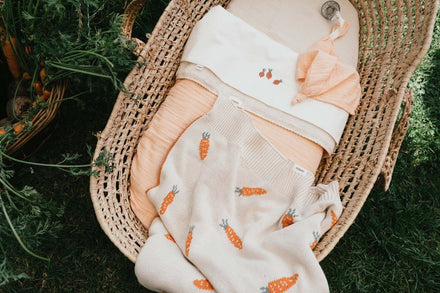 Koeka Ledikantdeken I Carrot A Lot | Milky