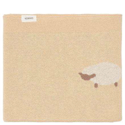Koeka Wiegdeken Counting Sheep 75x90 | Sand, productfoto