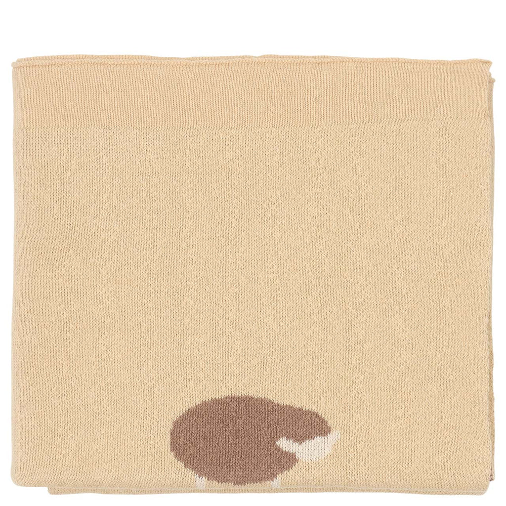Koeka Wiegdeken Counting Sheep 75x90 | Sand, tweede foto