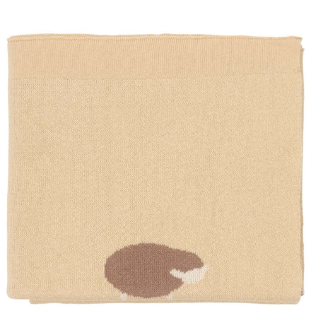 Koeka Wiegdeken Counting Sheep 75x90 | Sand, tweede foto