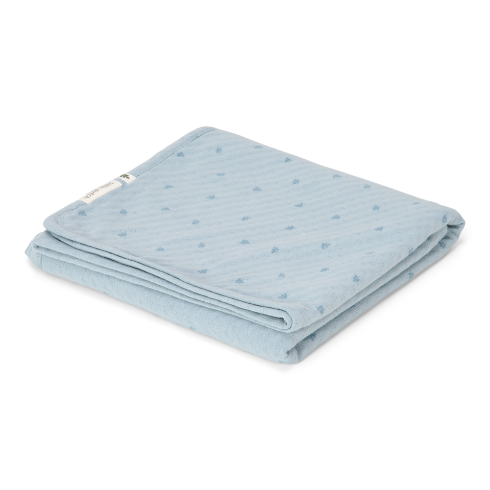Little Dutch Wiegdeken 70x100 | Pure Denim Blue