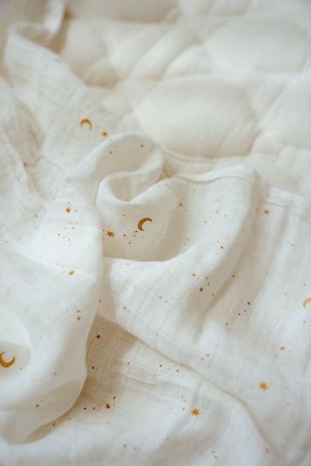 Little Dutch Ledikantdeken Quilted 110x140 | Pure Soft White