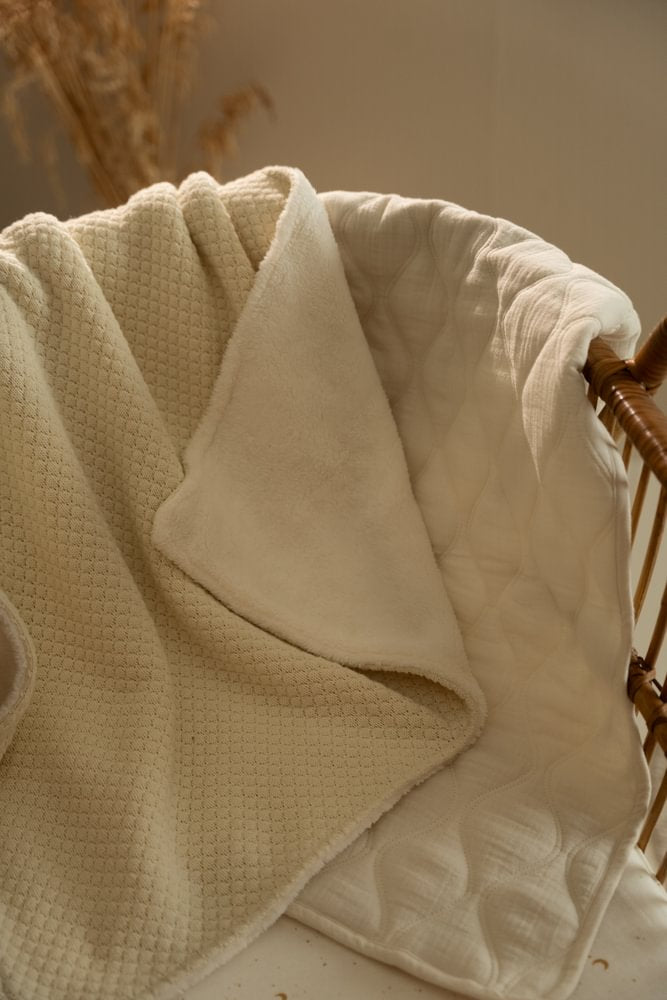 Little Dutch Wiegdeken 70x100 Quilted | Pure Soft White