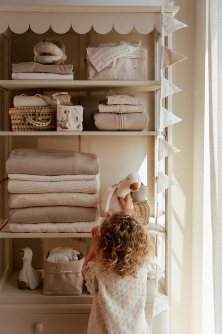 Little Dutch Ledikantdeken Quilted 110x140 | Pure Soft White