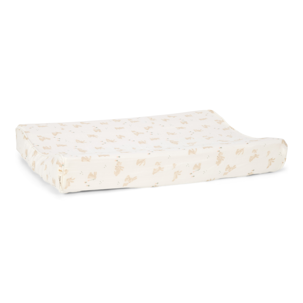 Little Dutch Aankleedkussenhoes Baby Bunny | Wit