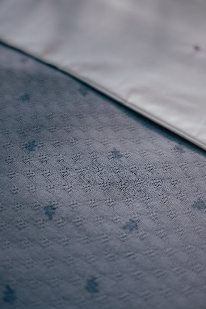 Little Dutch Ledikantdeken 110x140 | Pure Denim Blue