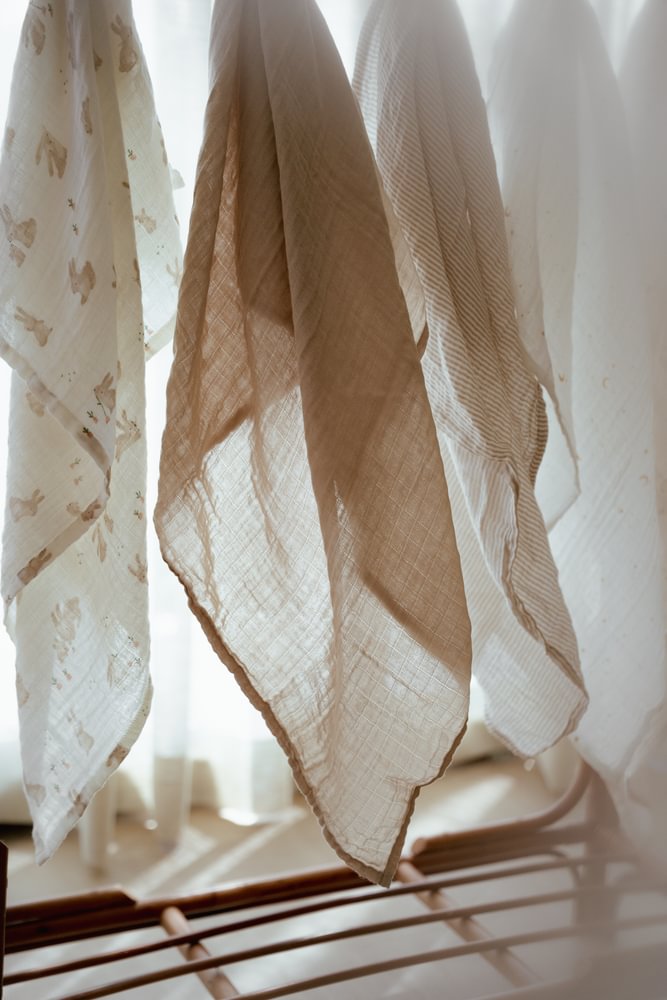 Little Dutch Swaddle Doek Hydrofiel 120x120 | Pure Soft Beige