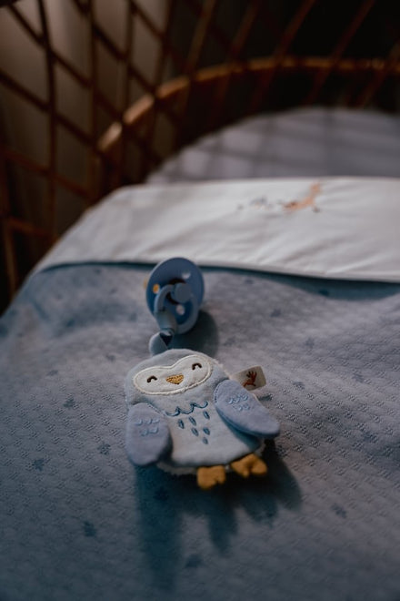 Little Dutch Ledikantdeken 110x140 | Pure Denim Blue