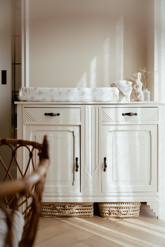 Little Dutch Aankleedkussenhoes Baby Bunny | Wit