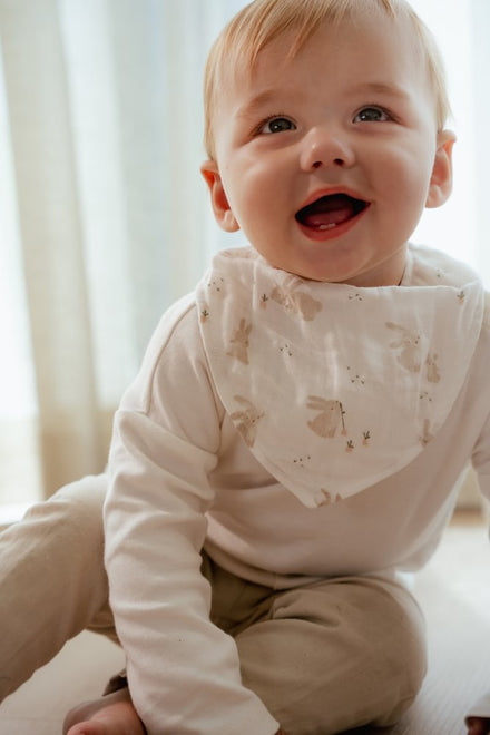 Little Dutch Bandana Slab Set Van 2 Baby Bunny | Wit