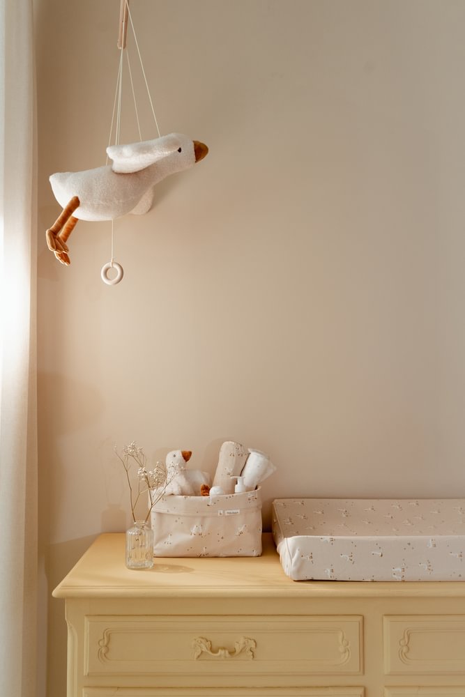 Little Dutch Swaddle Doeken Hydrofiel Little Goose 70x70 | Beige