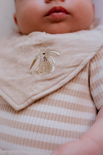 Little Dutch Bandana Slab Set Van 2 Baby Bunny | Wit