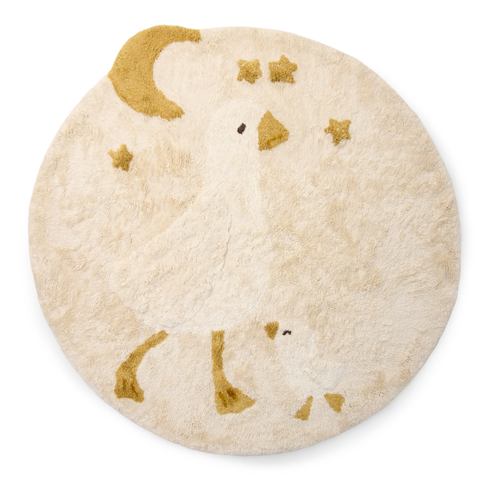 Little Dutch Vloerkleed Little Goose | Wit