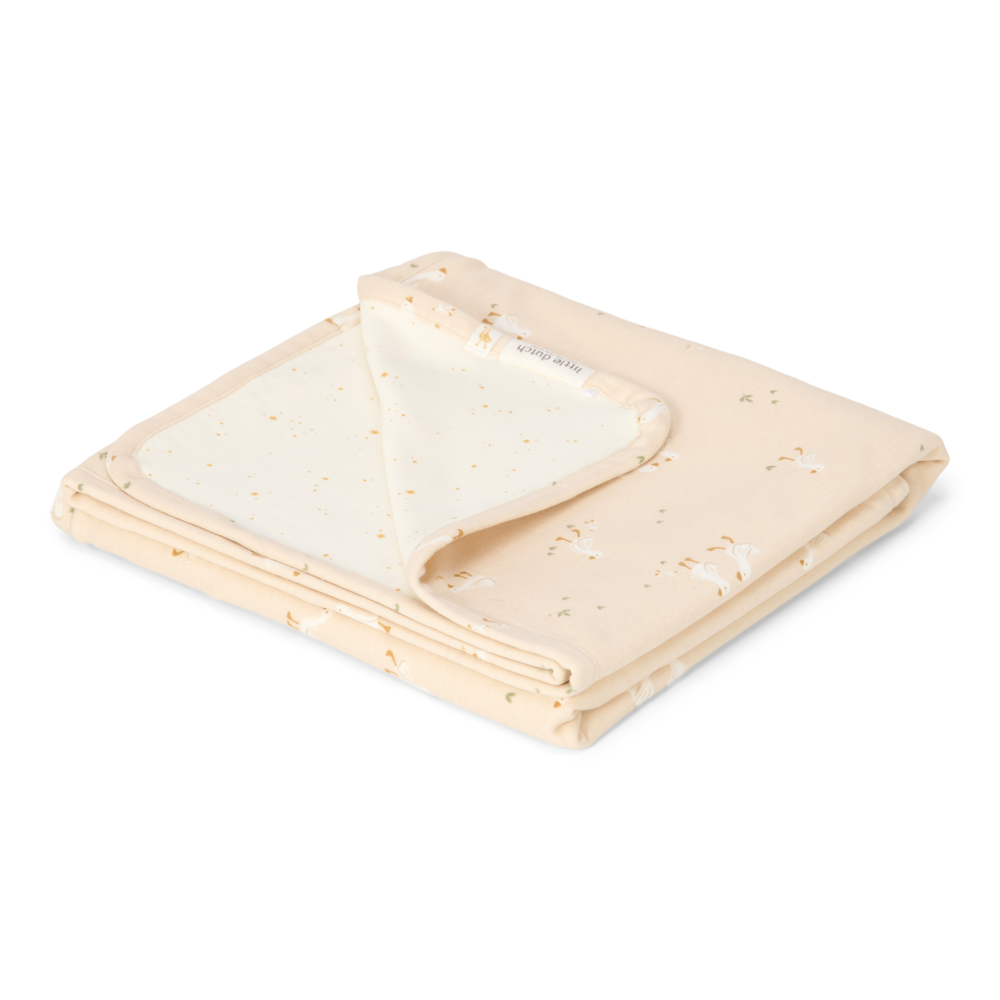 Little Dutch Ledikantdeken Little Goose 110x140 | Beige