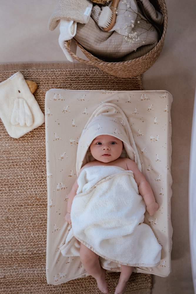 Little Dutch Aankleedkussenhoes Little Goose | Beige