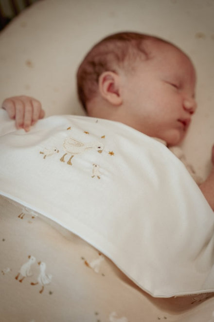 Little Dutch Wiegdeken Fleece Little Goose 70x100 | Beige
