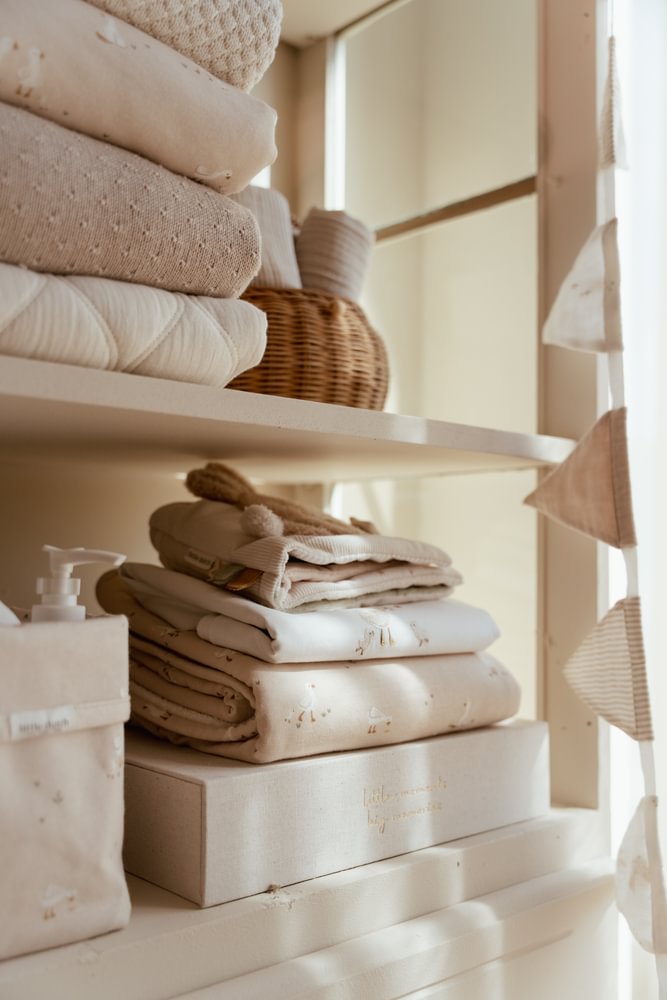 Little Dutch Wiegdeken Fleece Little Goose 70x100 | Beige