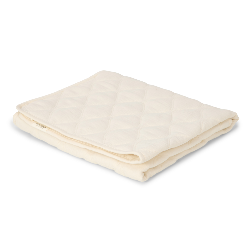 Little Dutch Wiegdeken 70x100 Quilted | Pure Soft White