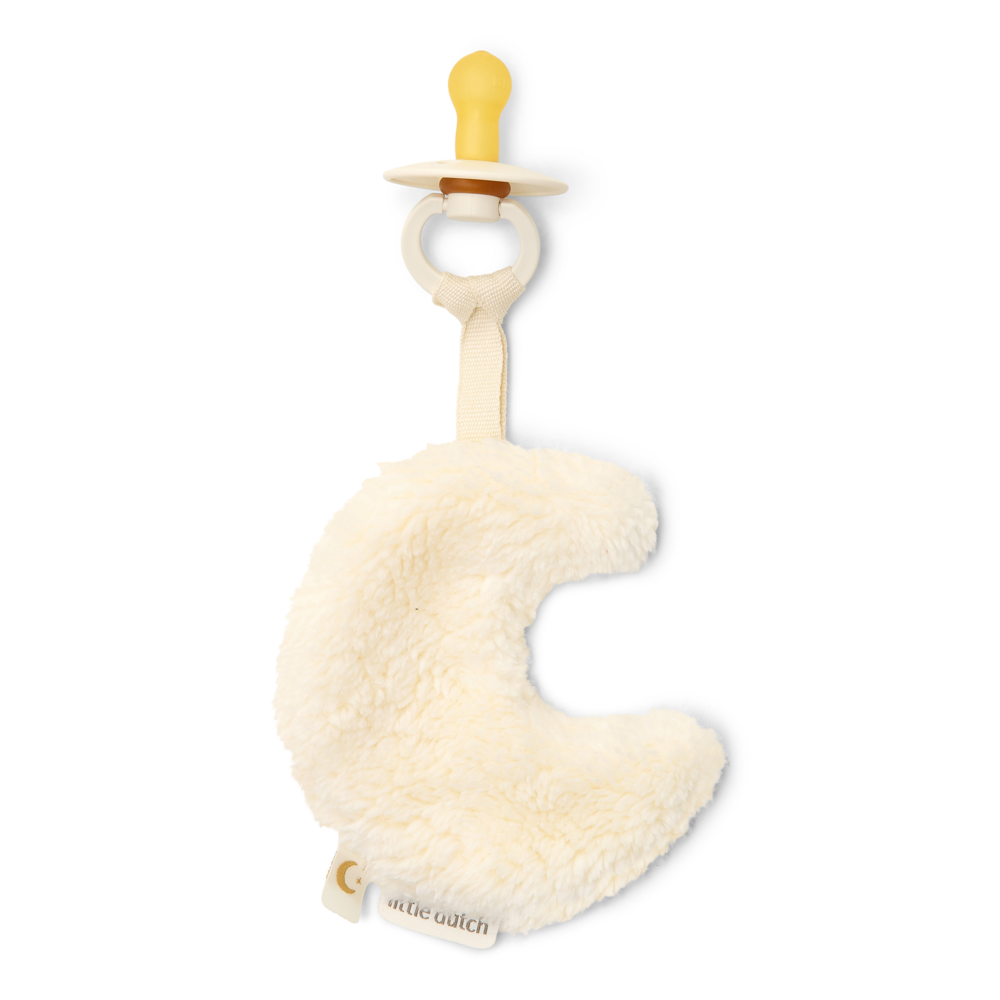 Little Dutch Speendoekje Maan | Wit