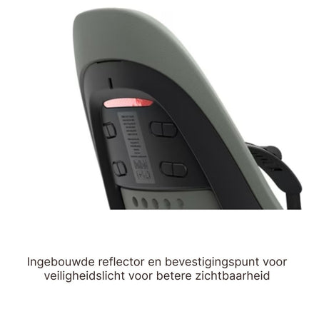 Thule Yepp 2 Maxi Fietsstoel Achterop Bagagedrager Montage I Agave Green