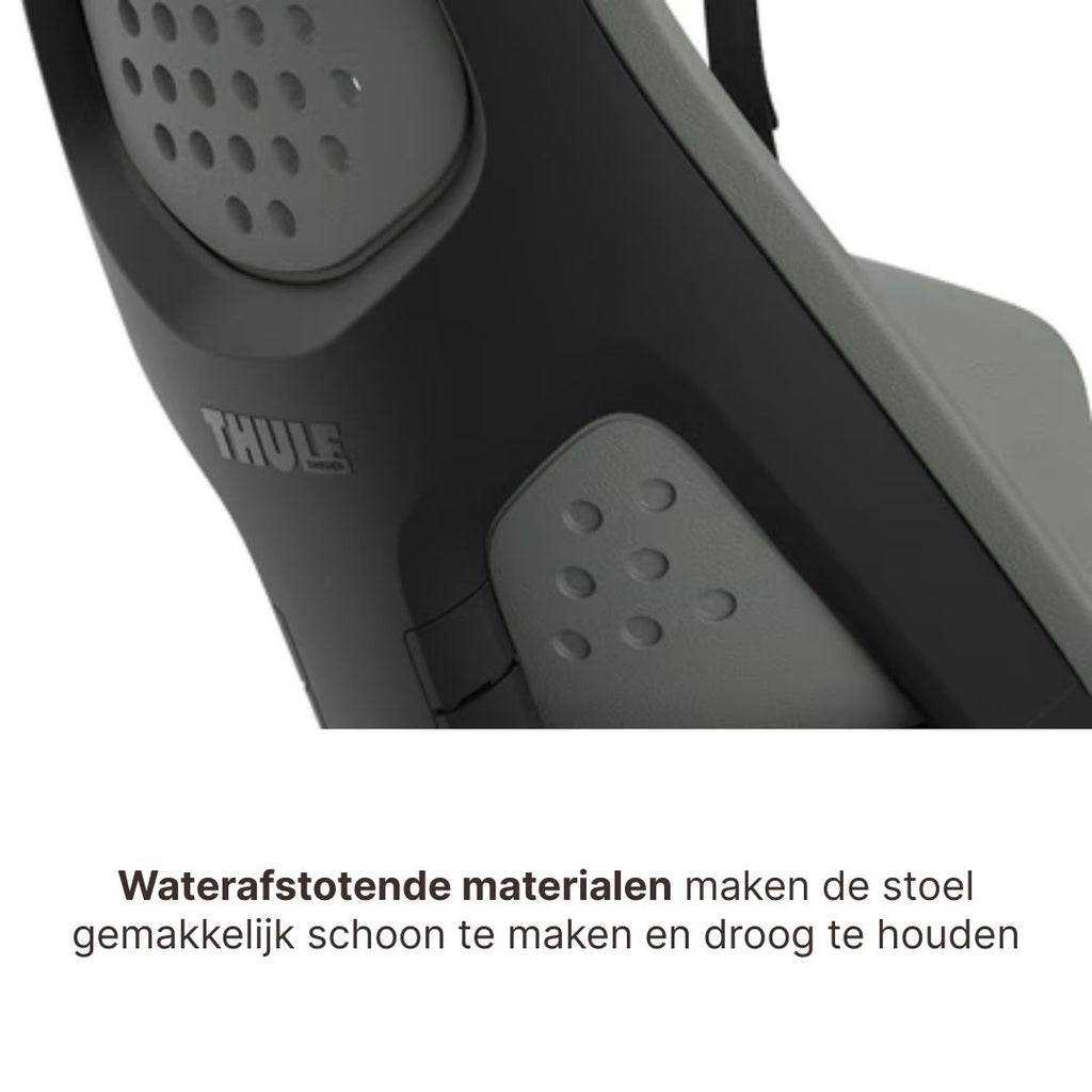 Thule Yepp 2 Maxi Fietsstoel Achterop Bagagedrager Montage I Agave Green
