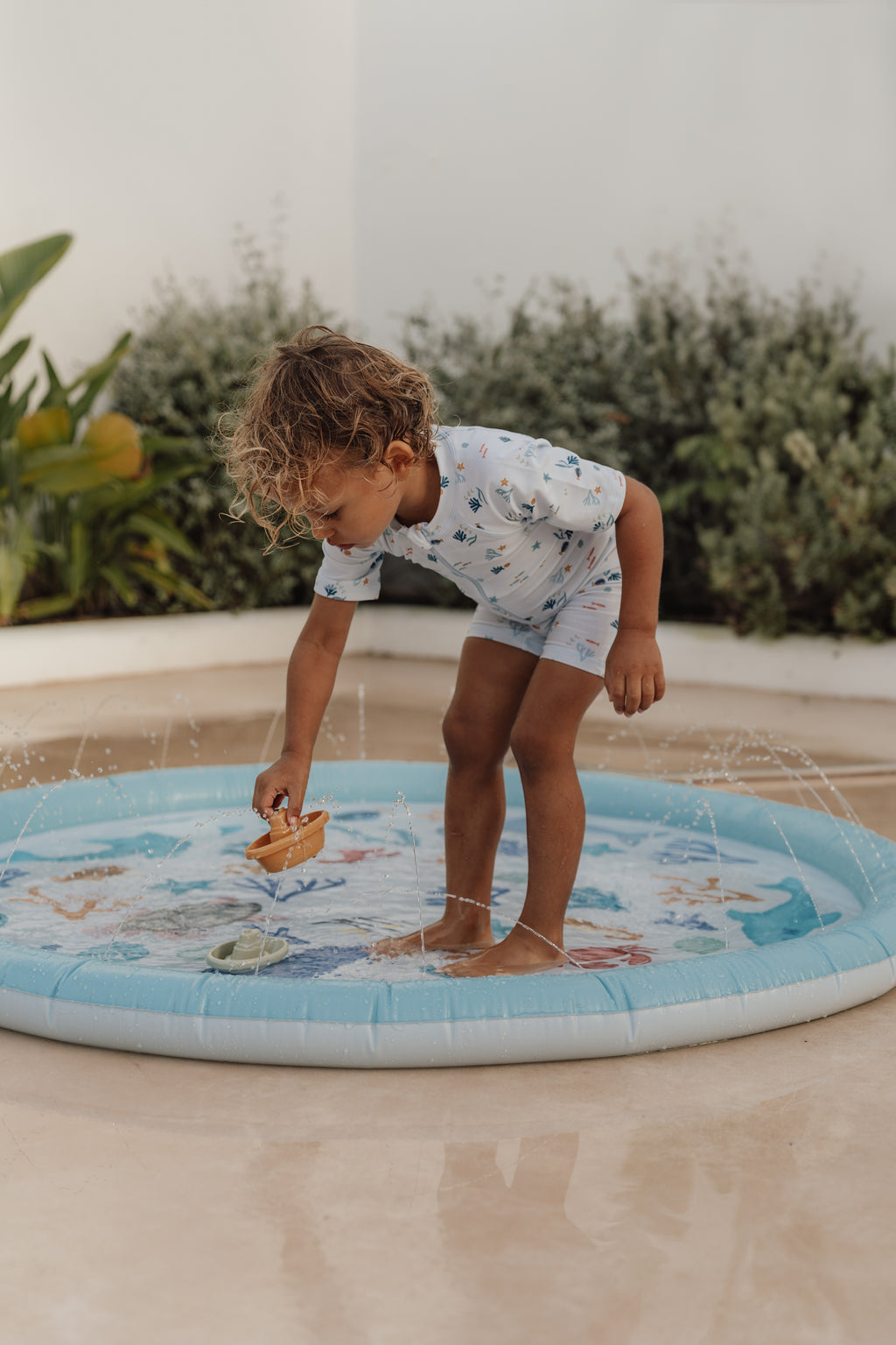Little Dutch Ocean Dreams Sprinklermat 150cm | Blauw