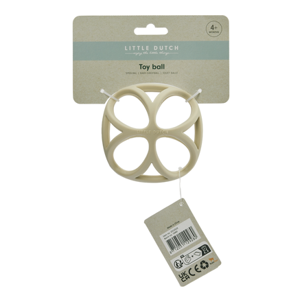 Little Dutch Silicone Grijpbal Activity Ball | Beige