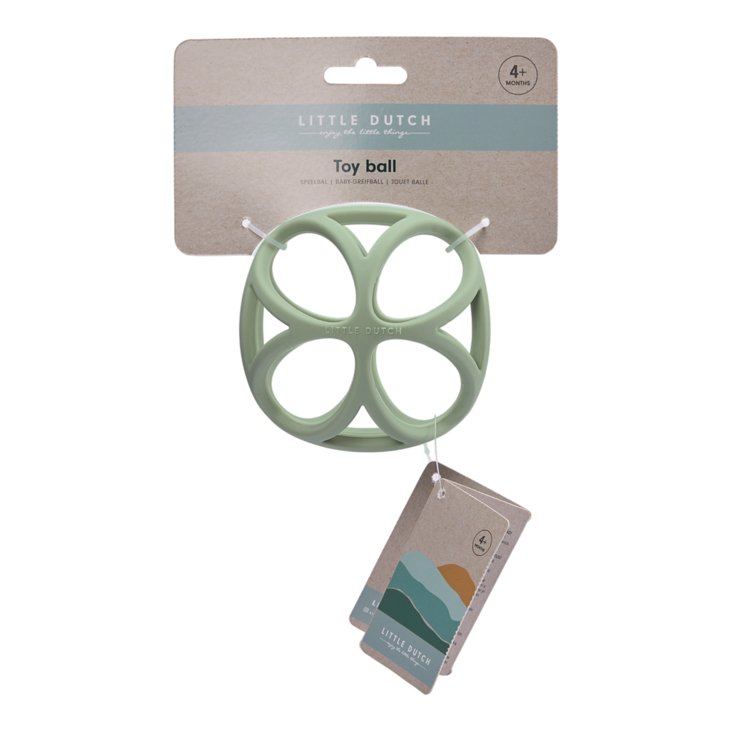 Little Dutch Silicone Grijpbal Activity Ball | Olive