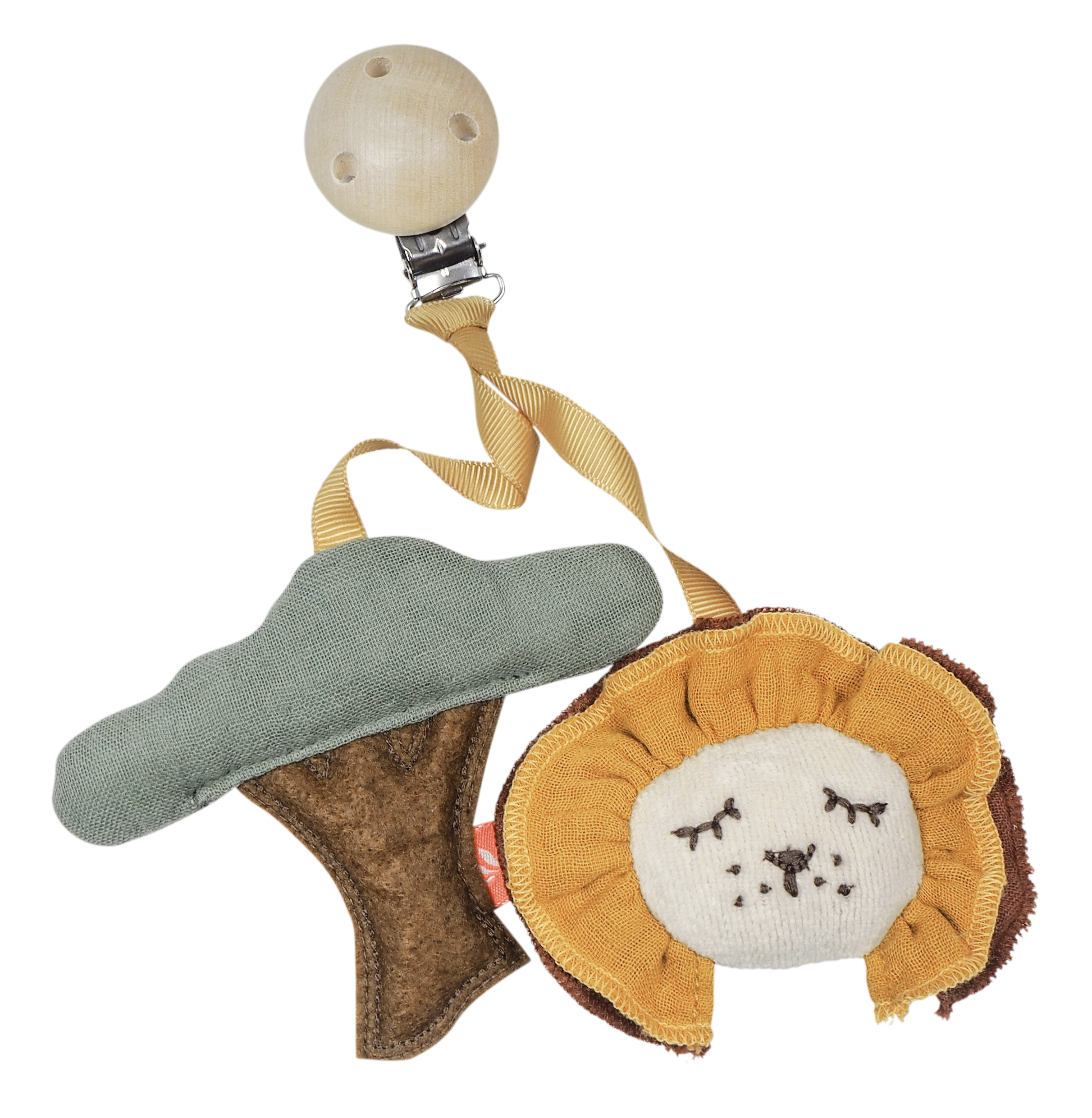 * Kikadu Wooden Clip Tree with | Lion
