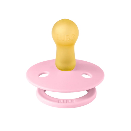 Bibs Fopspeen Size 1 Latex Rond 2 pack | Baby Pink / Coral Mix